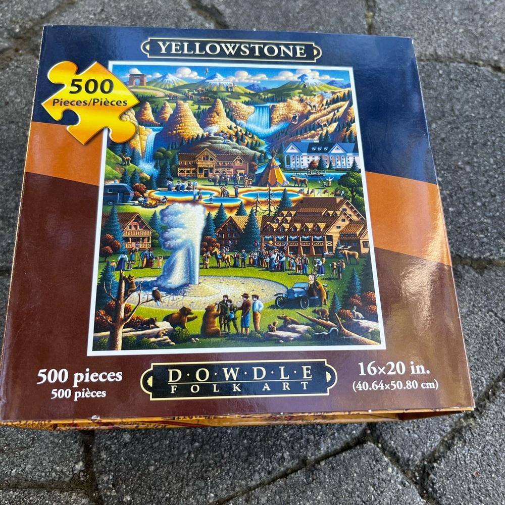 NWT 500 Piece Yellowstone Dowdle Puzzle